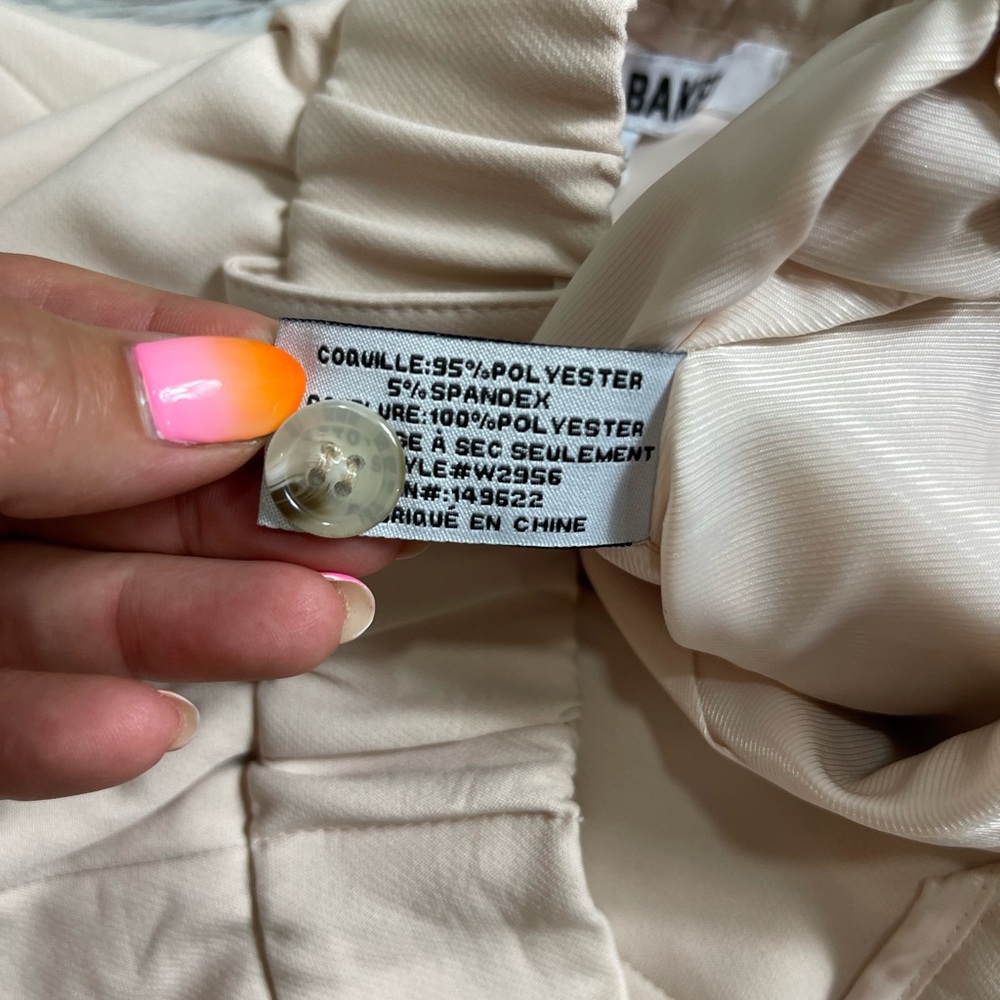 NWT walter baker Jasmine short in bone size L - Picture 5 of 9